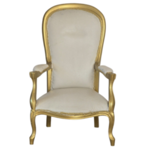 Fauteuil oriantal blanc en location pour mobilier événementiel
