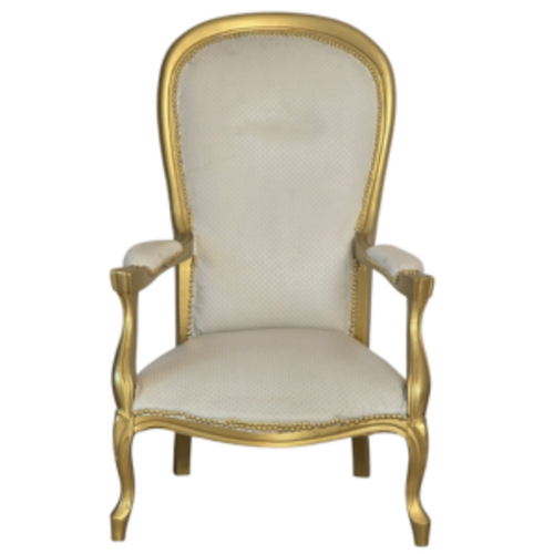 Fauteuil oriantal blanc en location pour mobilier événementiel