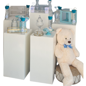 Colonnes de présentation pour baby shower et anniversaires