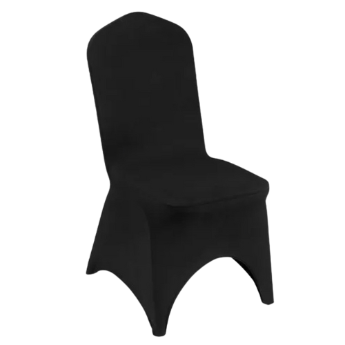 Housse de chaise noire pour mariage et réception