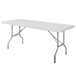 Table rectangle pour 6 à 8 personnes – location mobilier pour évènement